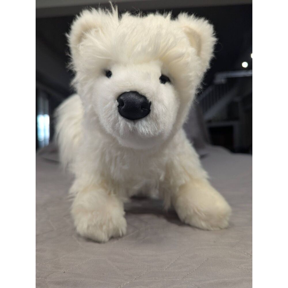 Douglas Cuddle Toys Sammy Samoyed Dog Plush 2041 White 16" Retired Rare